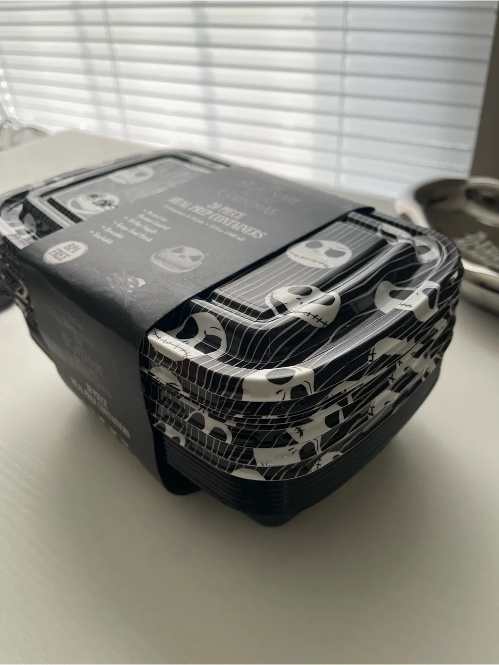 NEW Nightmare Before Christmas Jack Skelington Food storage Meal Prep Containers